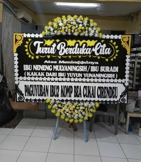 Papan Bunga Duka Kebon Bawang