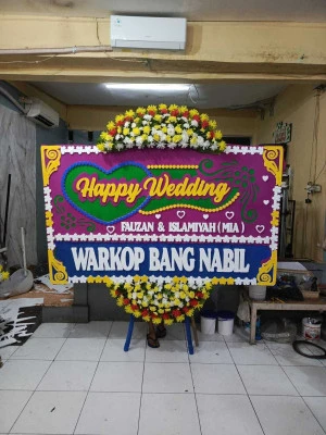 Papan Bunga di Kebon Bawang