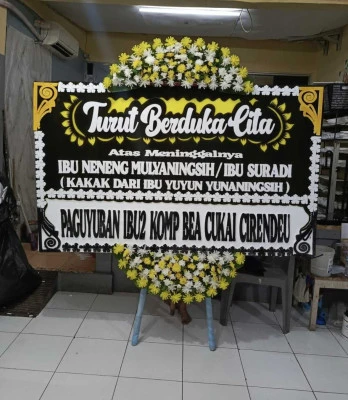 Papan Bunga di Kebon Bawang